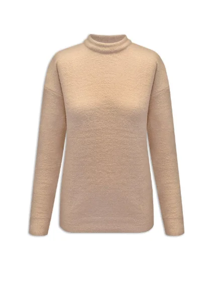 Blusa básica Biamar – bege
