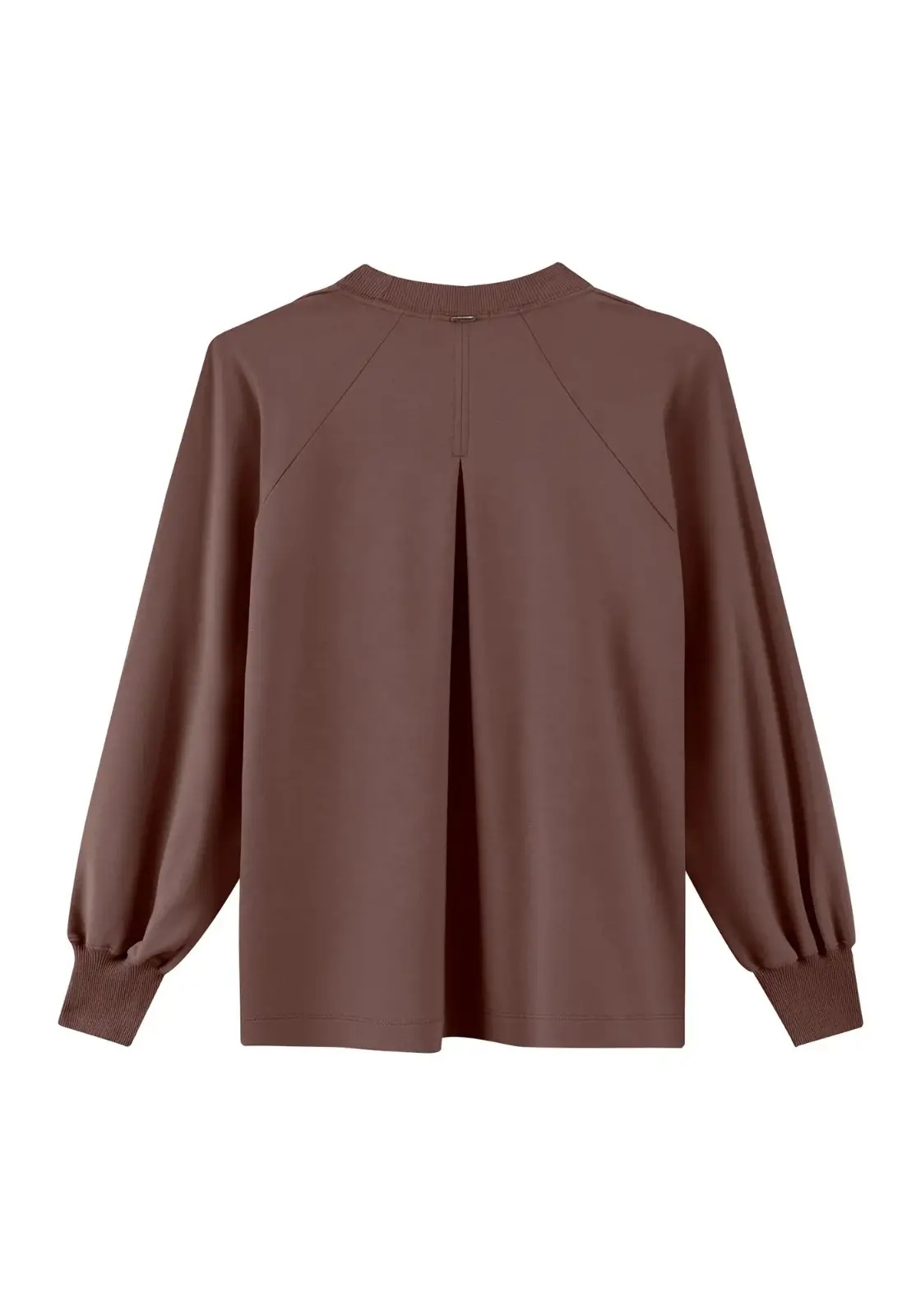 Blusa marrom lez costas