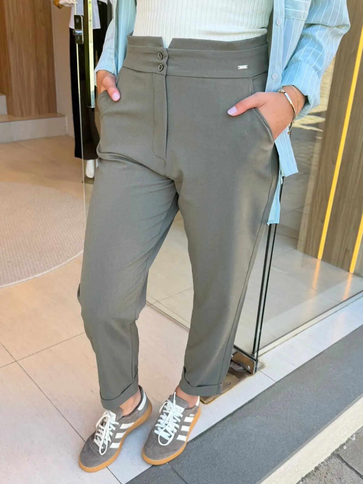 Calça biamar verde