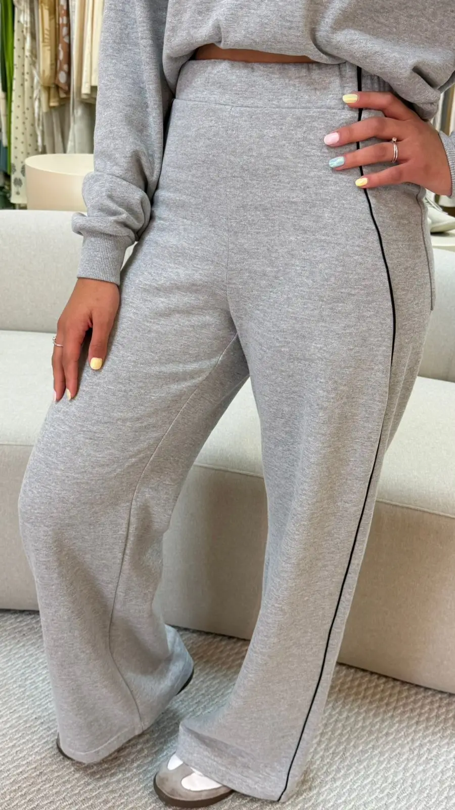 Calça cinza