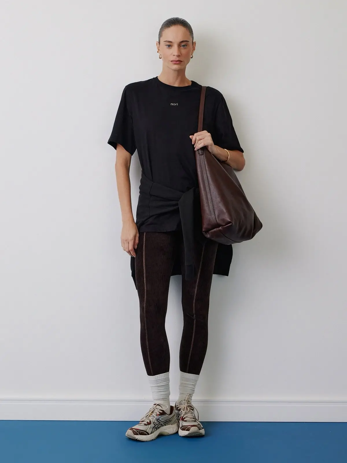 Calça cotelê marrom 1