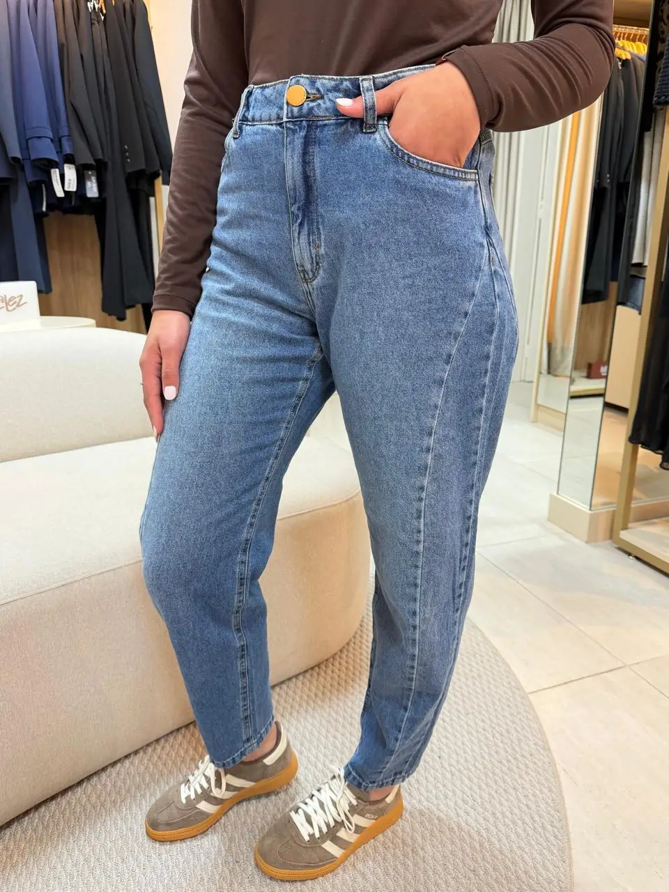 Calça balon escura 2