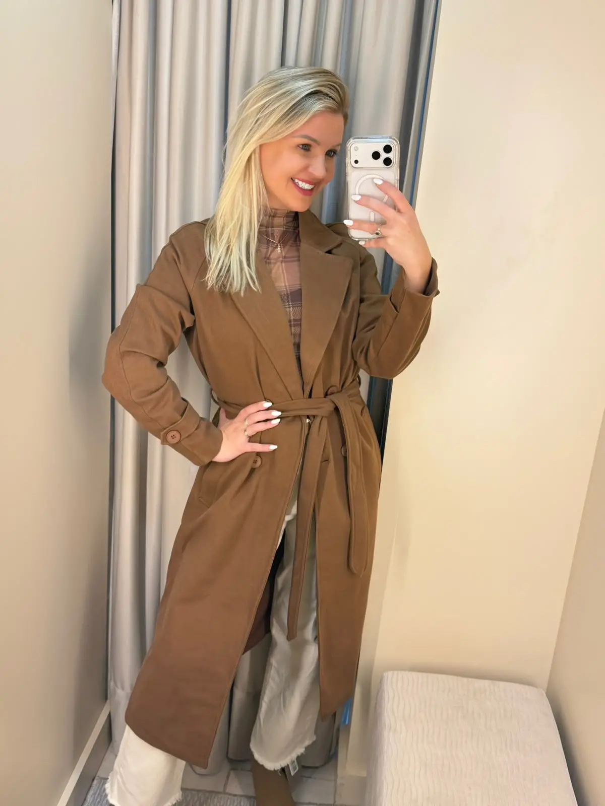 Trench Coat marrom