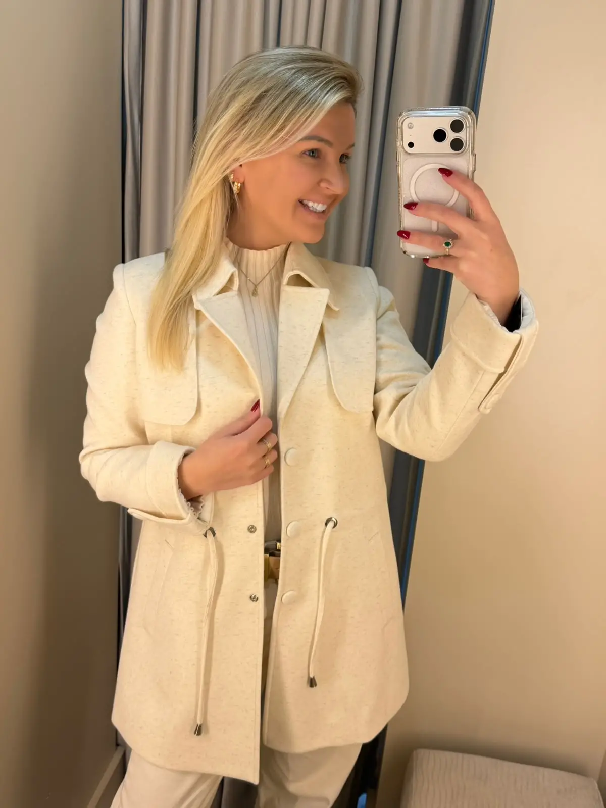Parka branca