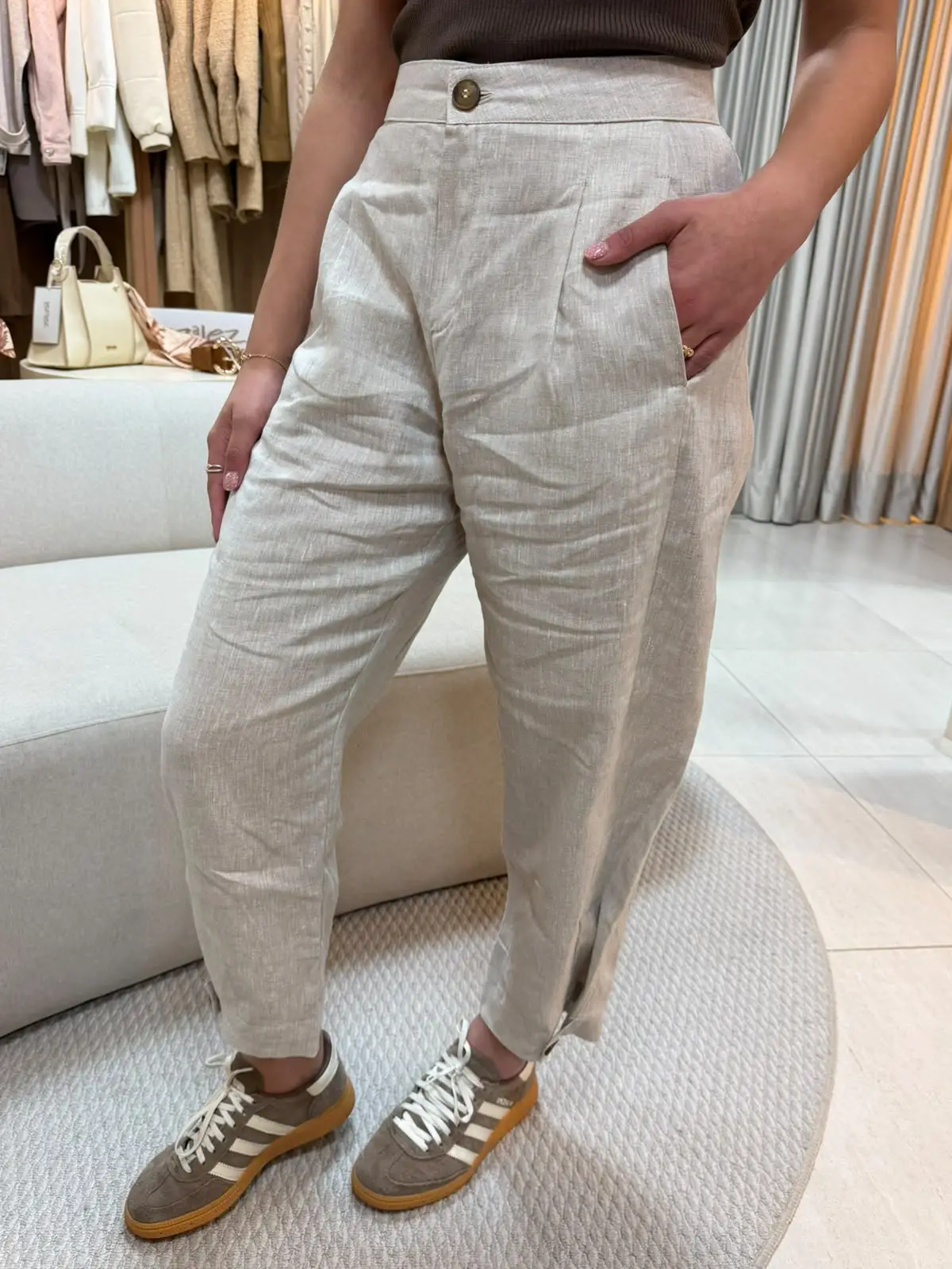 Calça linho